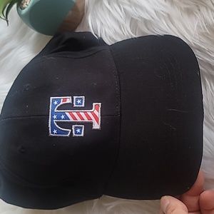 Tmobile Black American Flag Dad's Hat Cap